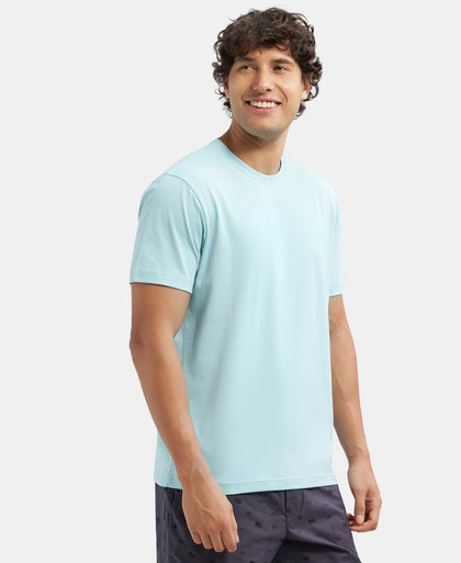 Super Combed Cotton Rich Round Neck Half Sleeve T-Shirt - Sea Angel