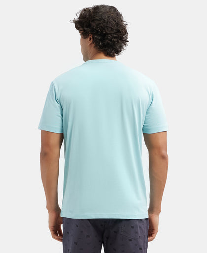 Super Combed Cotton Rich Round Neck Half Sleeve T-Shirt - Sea Angel