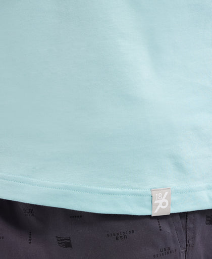 Super Combed Cotton Rich Round Neck Half Sleeve T-Shirt - Sea Angel