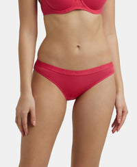 Medium Coverage Super Combed Cotton Elastane Stretch Bikini With Exposed Waistband and StayFresh Treatment - Assorted (Pack of 3)