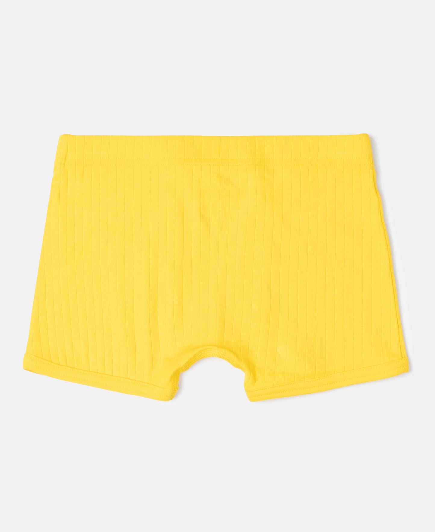 Super Combed Cotton Rib Fabric Solid Trunk with Front Open Fly and Ultrasoft Waistband - Coronet Blue, Dandelion Yellow & Navy (Pack of 3)