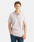Super Combed Cotton Rich Solid Half Sleeve Polo T-Shirt - Nirvana