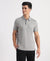 Super Combed Cotton Rich Solid Half Sleeve Polo T-Shirt with Chest Pocket - Monument