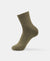 Compact Cotton Terry Ankle Length Socks With StayFresh Treatment - Olive