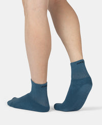 Compact Cotton Terry Ankle Length Socks With StayFresh Treatment - Stellar
