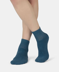 Compact Cotton Terry Ankle Length Socks With StayFresh Treatment - Stellar