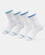 Compact Cotton Elastane Stretch Low Show Socks With StayFresh Treatment - New White (Pack of 2)
