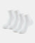 Compact Cotton Elastane Stretch Ankle Length Socks With StayFresh Treatment - White (Pack of 2)