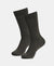 Mercerized Cotton Elastane Stretch Crew Length Socks with StayFresh Treatment - Spandex Olive