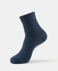 Modal Cotton Elastane Stretch Ankle Length Socks with StayFresh Treatment - Navy