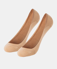 Compact Cotton Stretch No Show Socks With Stay Fresh Treatment - Skin
