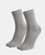 Acrylic Polyester Nylon Stretch Ankle Length Socks with StayFresh Treatment - Grey Melange