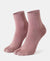 Acrylic Polyester Nylon Stretch Ankle Length Socks with StayFresh Treatment - Pale Mauve