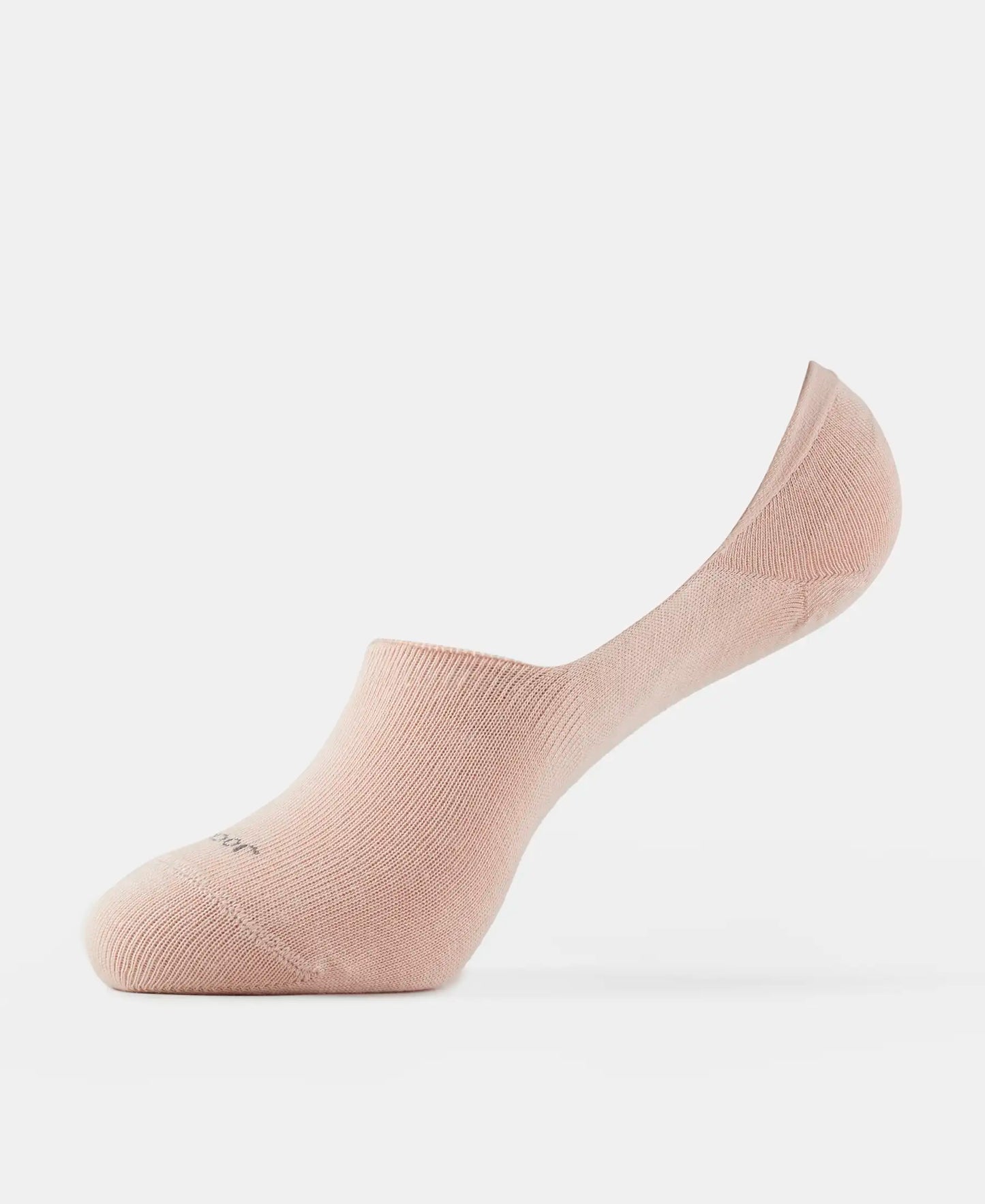 Compact Cotton Stretch No Show Socks with StayFresh Treatment - Rose Smoke