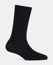 Kid's Compact Cotton Stretch Solid Knee Length Socks With StayFresh Treatment - Black