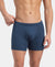 Super Combed Cotton Rib Solid Boxer Brief with Ultrasoft and Durable Waistband - Dark Denim