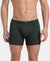 Super Combed Cotton Rib Solid Boxer Brief with Ultrasoft and Durable Waistband - Deep Forest