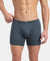 Super Combed Cotton Rib Solid Boxer Brief with Ultrasoft and Durable Waistband - Deep Slate