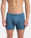 Super Combed Cotton Rib Solid Boxer Brief with Ultrasoft and Durable Waistband - Stellar