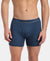 Super Combed Cotton Rib Solid Boxer Brief with Ultrasoft and Durable Waistband - Dark Denim