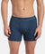 Super Combed Cotton Rib Solid Boxer Brief with Ultrasoft and Durable Waistband - Dark Denim