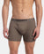 Super Combed Cotton Rib Solid Boxer Brief with Ultrasoft and Durable Waistband - Dark Khaki