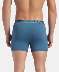 Super Combed Cotton Rib Solid Boxer Brief with Ultrasoft and Durable Waistband - Stellar