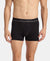 Super Combed Cotton Rib Solid Trunk with Ultrasoft Waistband - Black