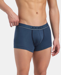 Super Combed Cotton Rib Solid Trunk with Ultrasoft Waistband - Dark Denim