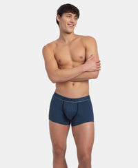 Super Combed Cotton Rib Solid Trunk with Ultrasoft Waistband - Dark Denim