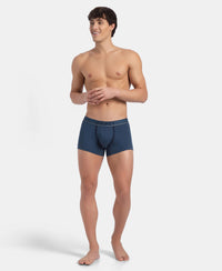 Super Combed Cotton Rib Solid Trunk with Ultrasoft Waistband - Dark Denim
