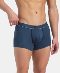 Super Combed Cotton Rib Solid Trunk with Ultrasoft Waistband - Dark Denim (Pack of 2)