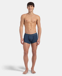 Super Combed Cotton Rib Solid Trunk with Ultrasoft Waistband - Dark Denim (Pack of 2)