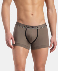 Super Combed Cotton Rib Solid Trunk with Ultrasoft Waistband - Dark Khaki (Pack of 2)