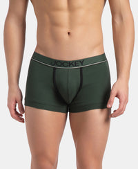 Super Combed Cotton Rib Solid Trunk with Ultrasoft Waistband - Deep Forest (Pack of 2)