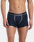 Super Combed Cotton Rib Solid Trunk with Ultrasoft Waistband - Deep Navy