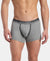 Super Combed Cotton Rib Solid Trunk with Ultrasoft Waistband - Grey Melange