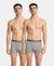 Super Combed Cotton Rib Solid Trunk with Ultrasoft Waistband - Grey Melange (Pack of 2)