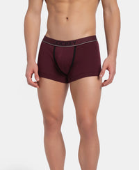 Super Combed Cotton Rib Solid Trunk with Ultrasoft Waistband - Port Royale