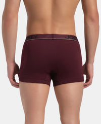 Super Combed Cotton Rib Solid Trunk with Ultrasoft Waistband - Port Royale (Pack of 2)