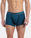 Super Combed Cotton Rib Solid Trunk with Ultrasoft Waistband - Seaport Teal