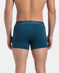 Super Combed Cotton Rib Solid Trunk with Ultrasoft Waistband - Seaport Teal