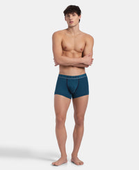 Super Combed Cotton Rib Solid Trunk with Ultrasoft Waistband - Seaport Teal