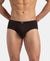 Super Combed Cotton Solid Brief with Ultrasoft Concealed Waistband - Brown