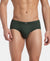 Super Combed Cotton Solid Brief with Ultrasoft Concealed Waistband - Deep Forest