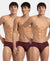 Super Combed Cotton Solid Brief with Ultrasoft Concealed Waistband - Port Royale (Pack of 3)