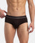 Super Combed Cotton Solid Brief with Ultrasoft Waistband - Brown
