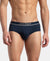 Super Combed Cotton Solid Brief with Ultrasoft Waistband - Deep Navy