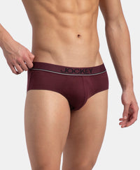 Super Combed Cotton Solid Brief with Ultrasoft Waistband - Port Royale (Pack of 2)