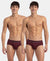 Super Combed Cotton Solid Brief with Ultrasoft Waistband - Port Royale (Pack of 2)